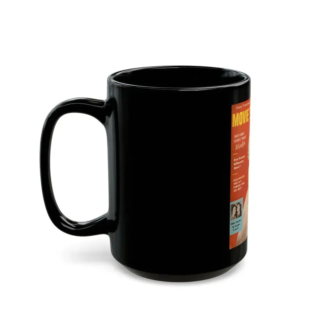 Jayne Mansfield #136 - Mag. Cover (Vintage Female Icon) Black Coffee Mug - Go Mug Yourself