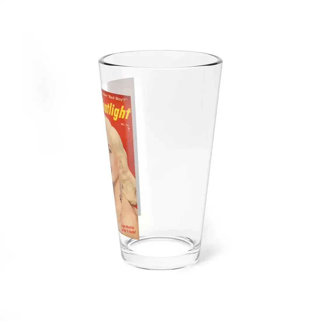 Jayne Mansfield #136 - Mag. Cover (Vintage Female Icon) Pint Glass 16oz - Go Mug Yourself