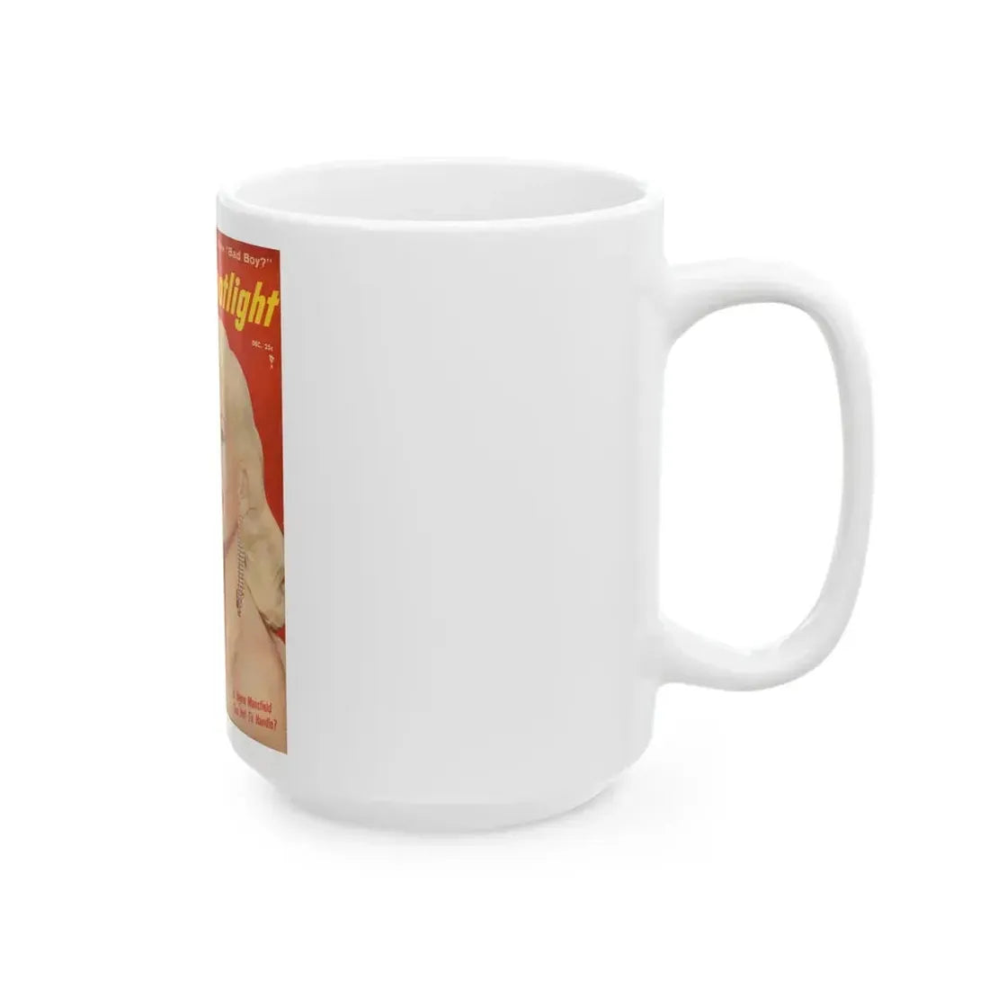 Jayne Mansfield #136 - Mag. Cover (Vintage Female Icon) White Coffee Mug - Go Mug Yourself