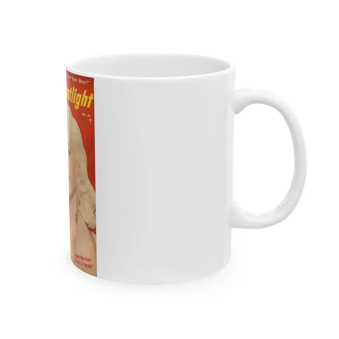 Jayne Mansfield #136 - Mag. Cover (Vintage Female Icon) White Coffee Mug - Go Mug Yourself