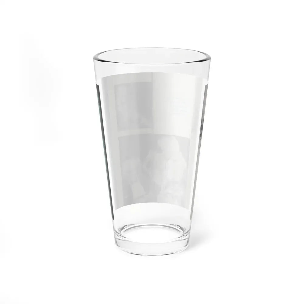 Jayne Mansfield #149 - Pose! Pocket Mag. July '58 - 4 B&W Photos (Vintage Female Icon) Pint Glass 16oz - Go Mug Yourself
