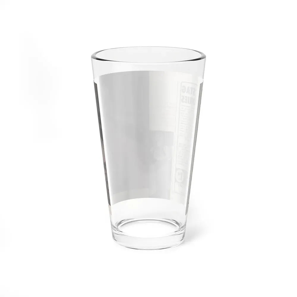Jayne Mansfield #150 - Pose! Pocket Mag. July '58 - 3 B&W Photos (Vintage Female Icon) Pint Glass 16oz - Go Mug Yourself