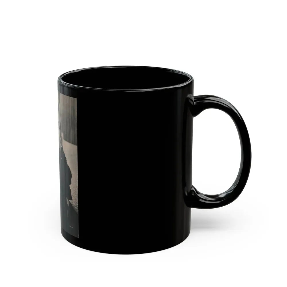 Jayne Mansfield #167 - 1 Page, 1 B&W Photo from Fabulous Females Mag. Issue #01 '55 (Vintage Female Icon) Black Coffee Mug - Go Mug Yourself