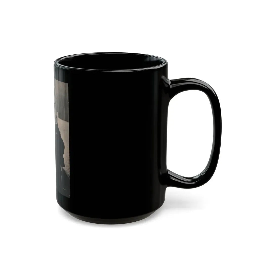 Jayne Mansfield #167 - 1 Page, 1 B&W Photo from Fabulous Females Mag. Issue #01 '55 (Vintage Female Icon) Black Coffee Mug - Go Mug Yourself