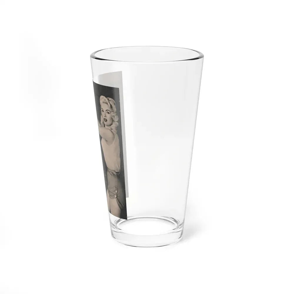 Jayne Mansfield #169 - Fabulous Females Mag. Issue #01 '55 - 1 B&W Photo (Vintage Female Icon) Pint Glass 16oz - Go Mug Yourself