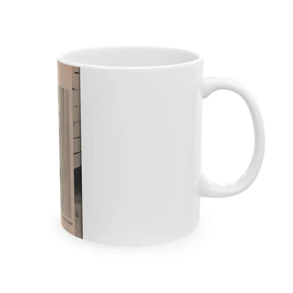 Jayne Mansfield #172 - Fabulous Females Mag. Issue #01 '55 - 1 B&W Photo (Vintage Female Icon) White Coffee Mug - Go Mug Yourself