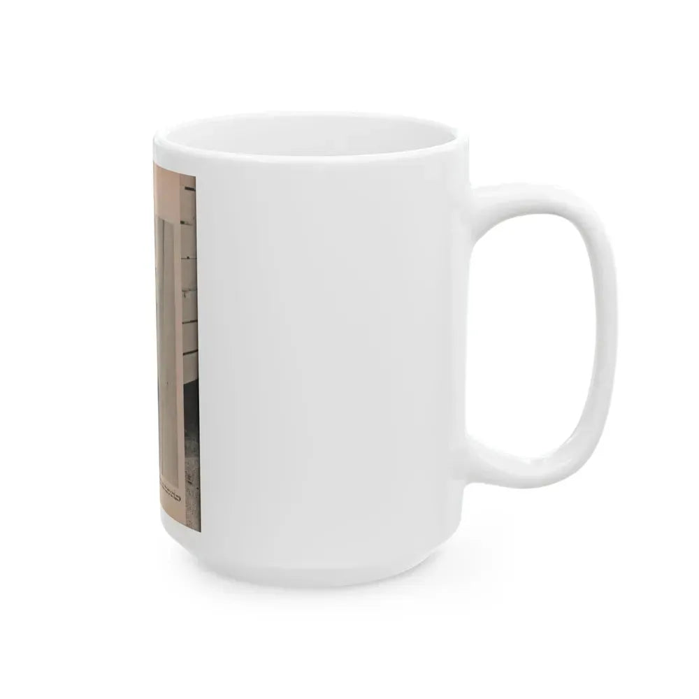 Jayne Mansfield #172 - Fabulous Females Mag. Issue #01 '55 - 1 B&W Photo (Vintage Female Icon) White Coffee Mug - Go Mug Yourself