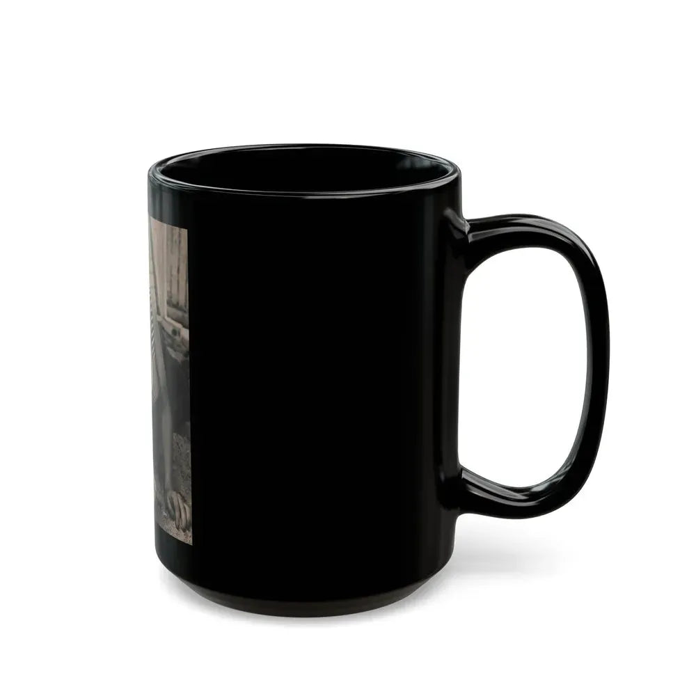 Jayne Mansfield #173 - Fabulous Females Mag. Issue #01 '55 - 1 B&W Photo (Vintage Female Icon) Black Coffee Mug - Go Mug Yourself