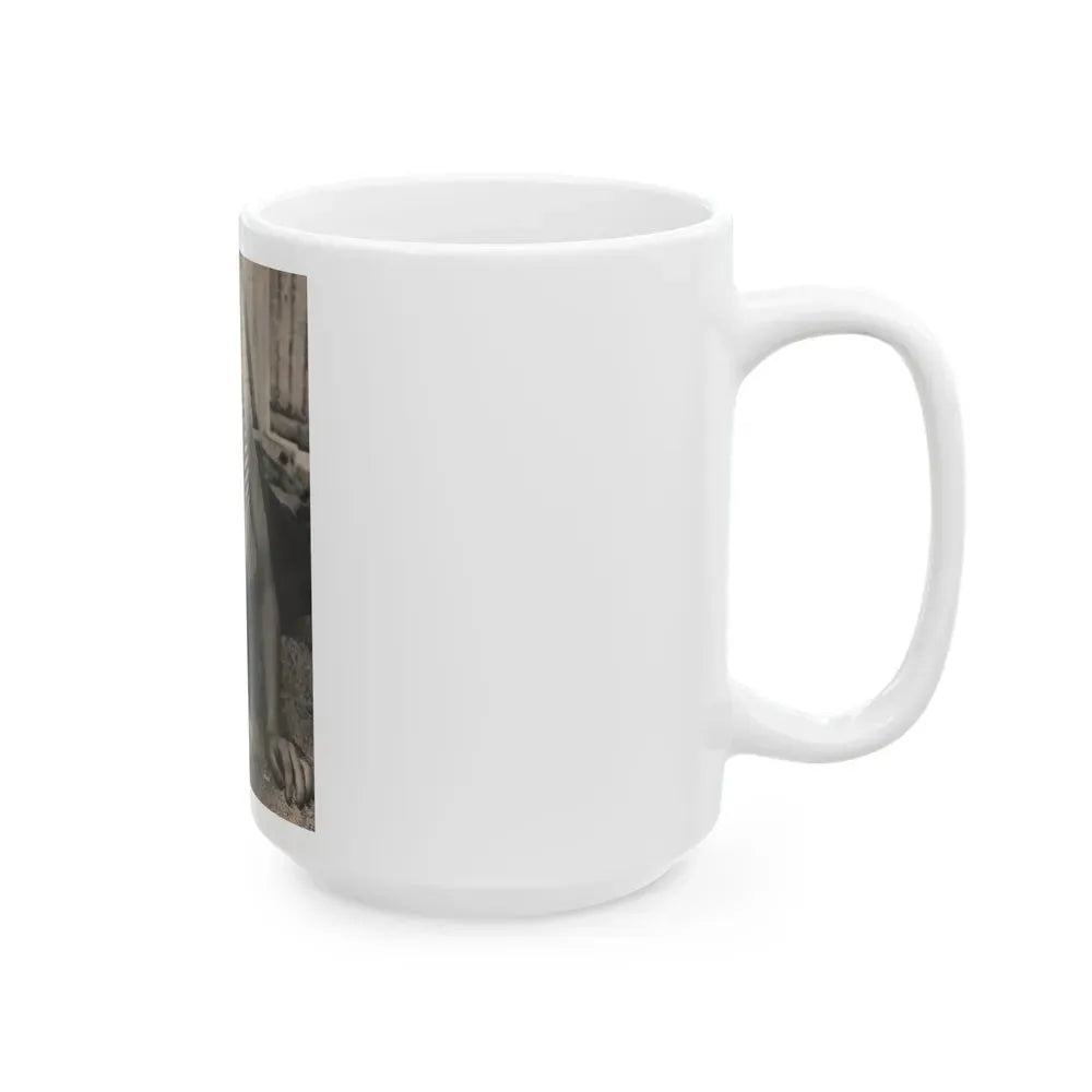 Jayne Mansfield #173 - Fabulous Females Mag. Issue #01 '55 - 1 B&W Photo (Vintage Female Icon) White Coffee Mug - Go Mug Yourself