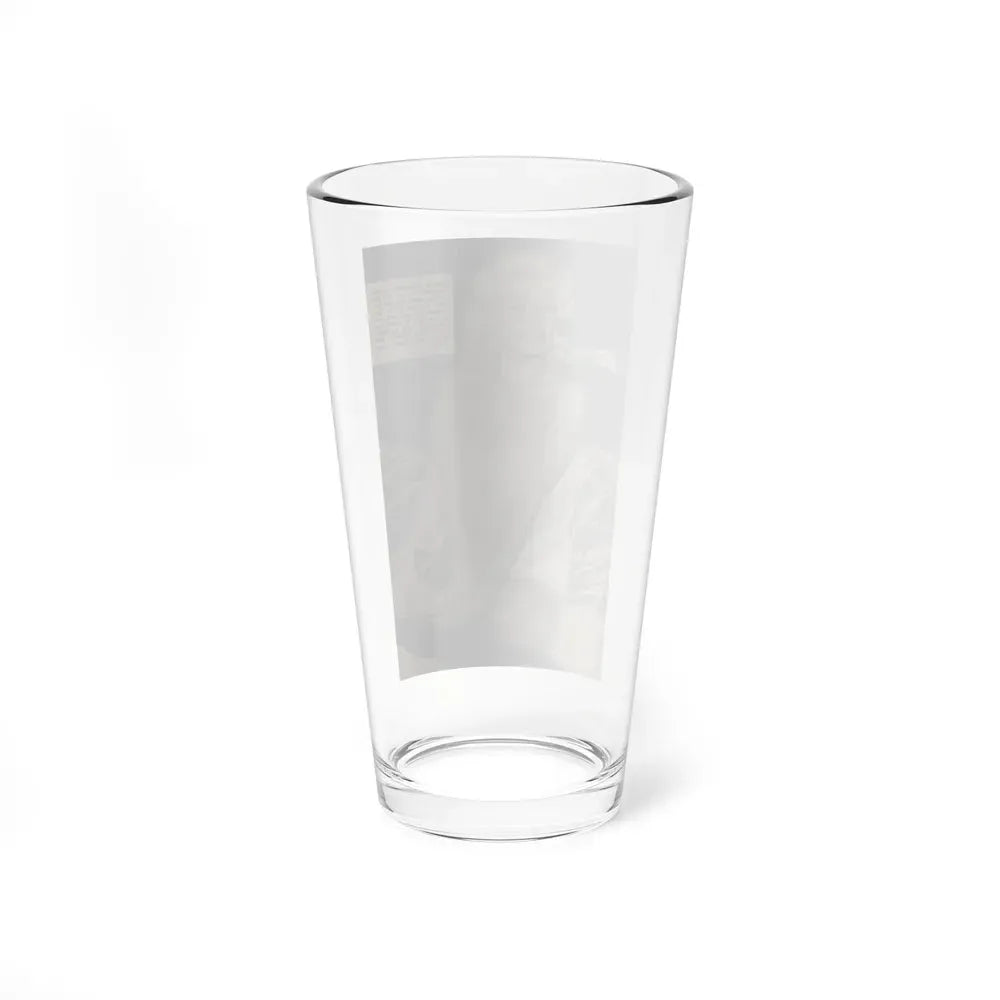 Jayne Mansfield #176 - 1 B&W Photo & Caption from PIC Digest Mag. Sept. '58 (Vintage Female Icon) Pint Glass 16oz - Go Mug Yourself