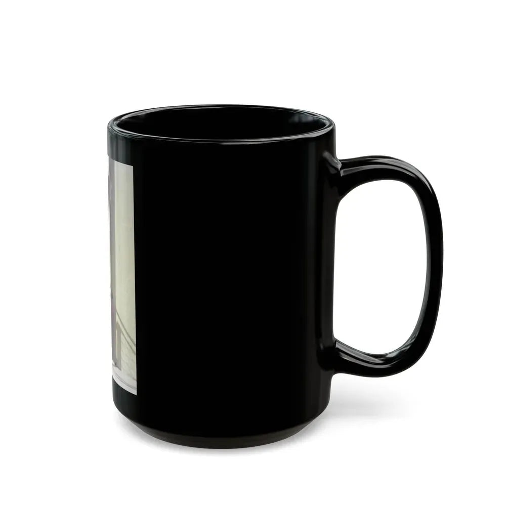 Jayne Mansfield #197 (Vintage Female Icon) Black Coffee Mug - Go Mug Yourself