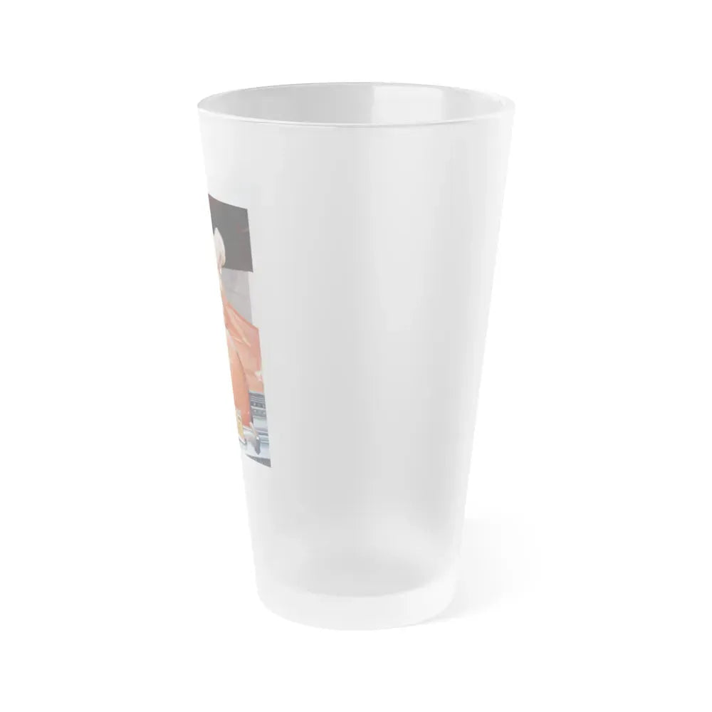 Jayne Mansfield #20 (Vintage Female Icon) Frosted Pint Glass 16oz - Go Mug Yourself