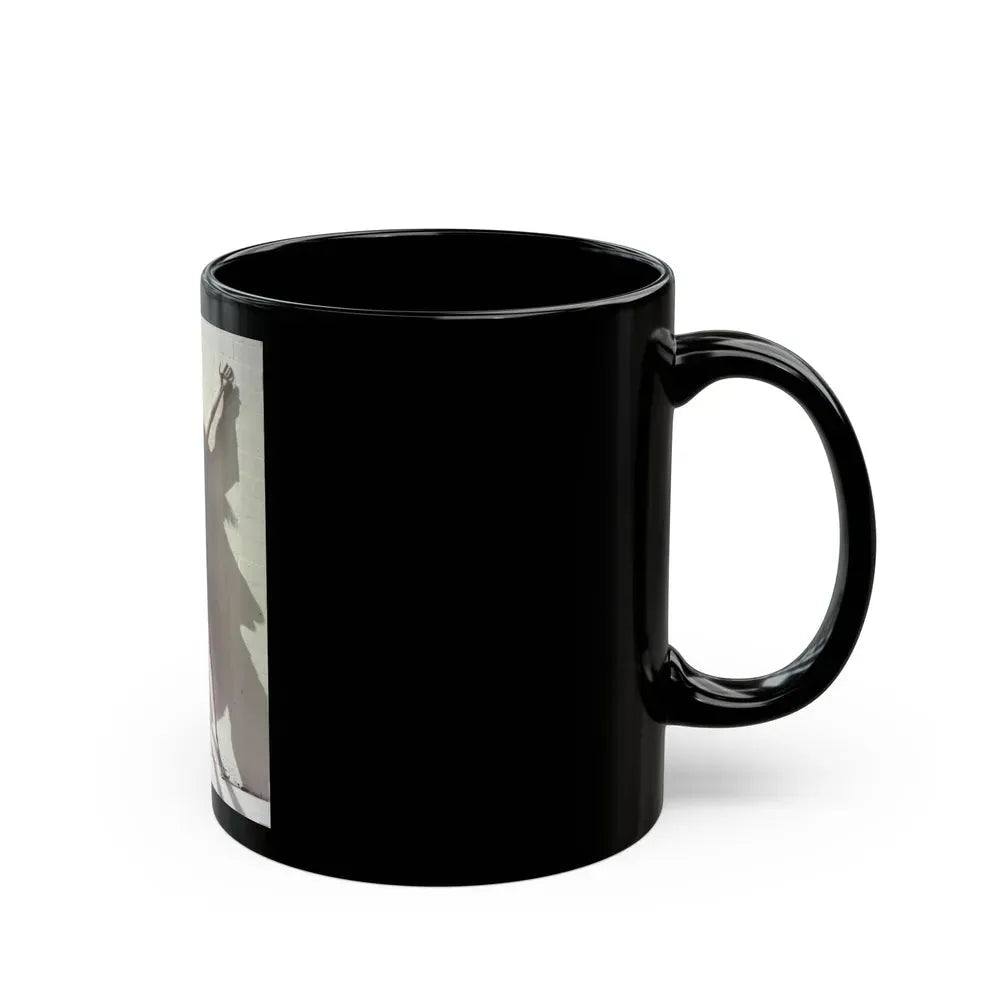 Jayne Mansfield #201 (Vintage Female Icon) Black Coffee Mug - Go Mug Yourself