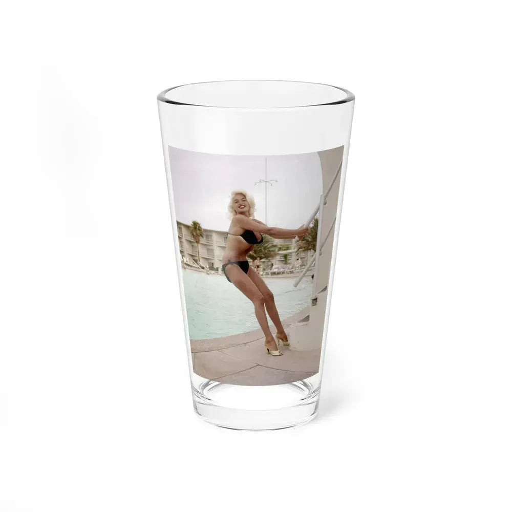 Jayne Mansfield #202 (Vintage Female Icon) Pint Glass 16oz 16oz - Go Mug Yourself