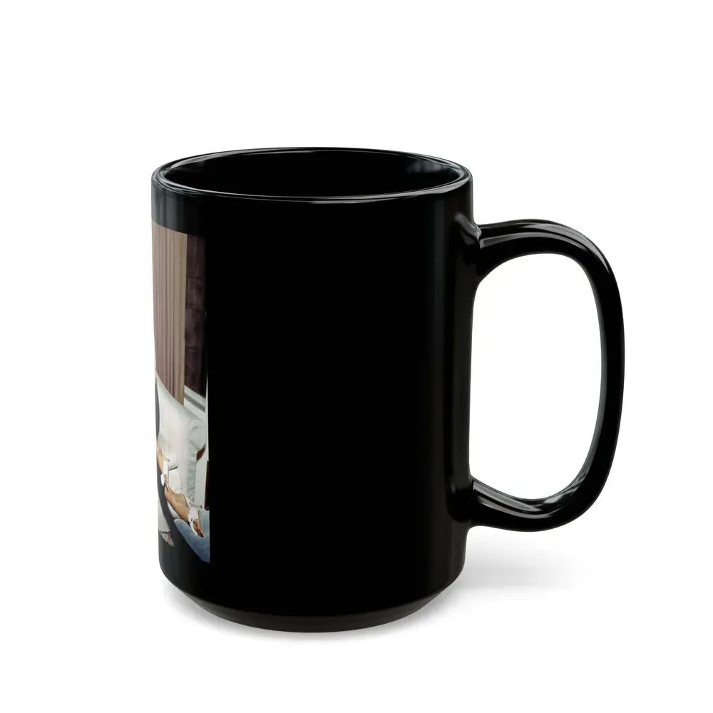 Jayne Mansfield #203 (Vintage Female Icon) Black Coffee Mug - Go Mug Yourself