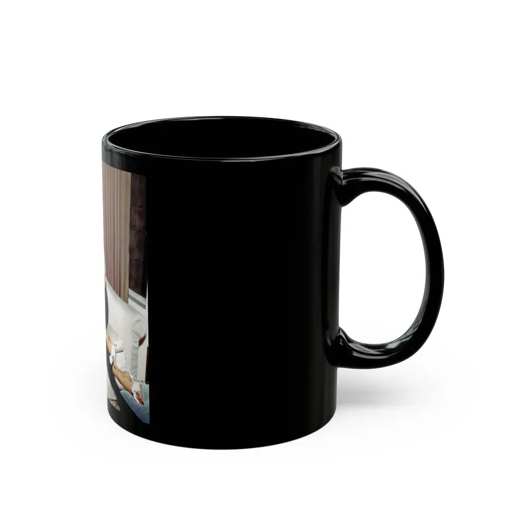 Jayne Mansfield #203 (Vintage Female Icon) Black Coffee Mug - Go Mug Yourself