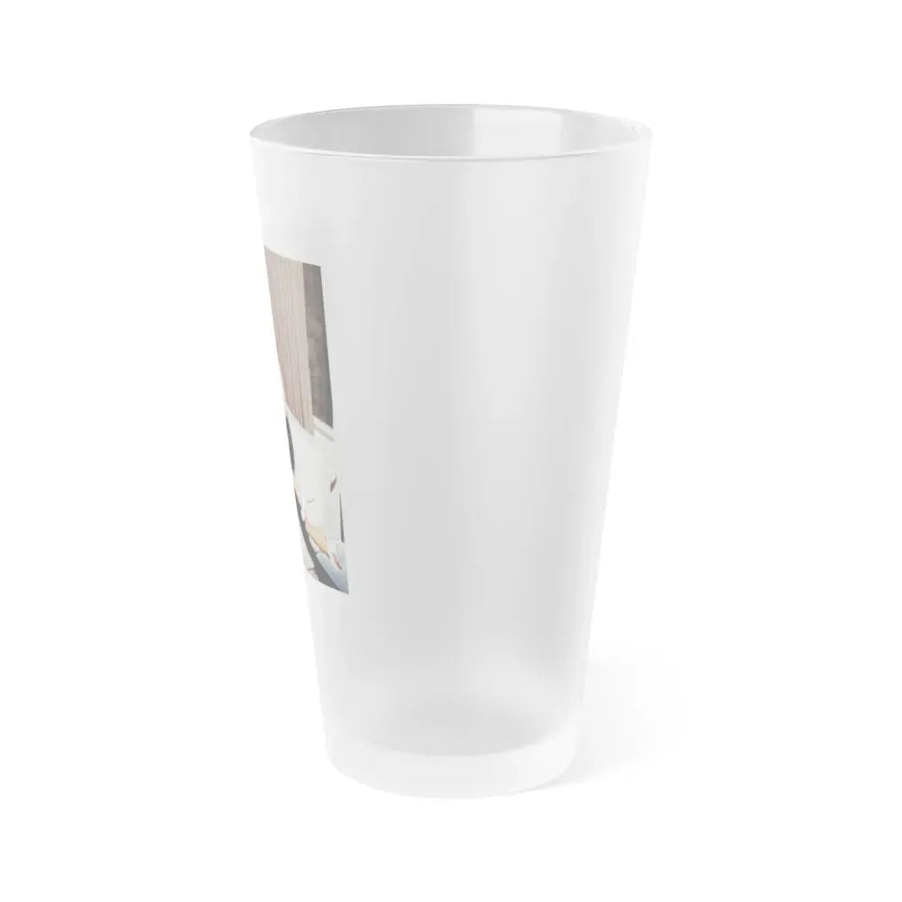 Jayne Mansfield #203 (Vintage Female Icon) Frosted Pint Glass 16oz - Go Mug Yourself