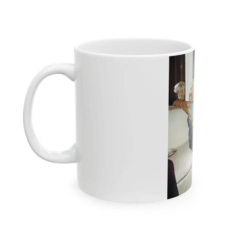 Jayne Mansfield #203 (Vintage Female Icon) White Coffee Mug - Go Mug Yourself