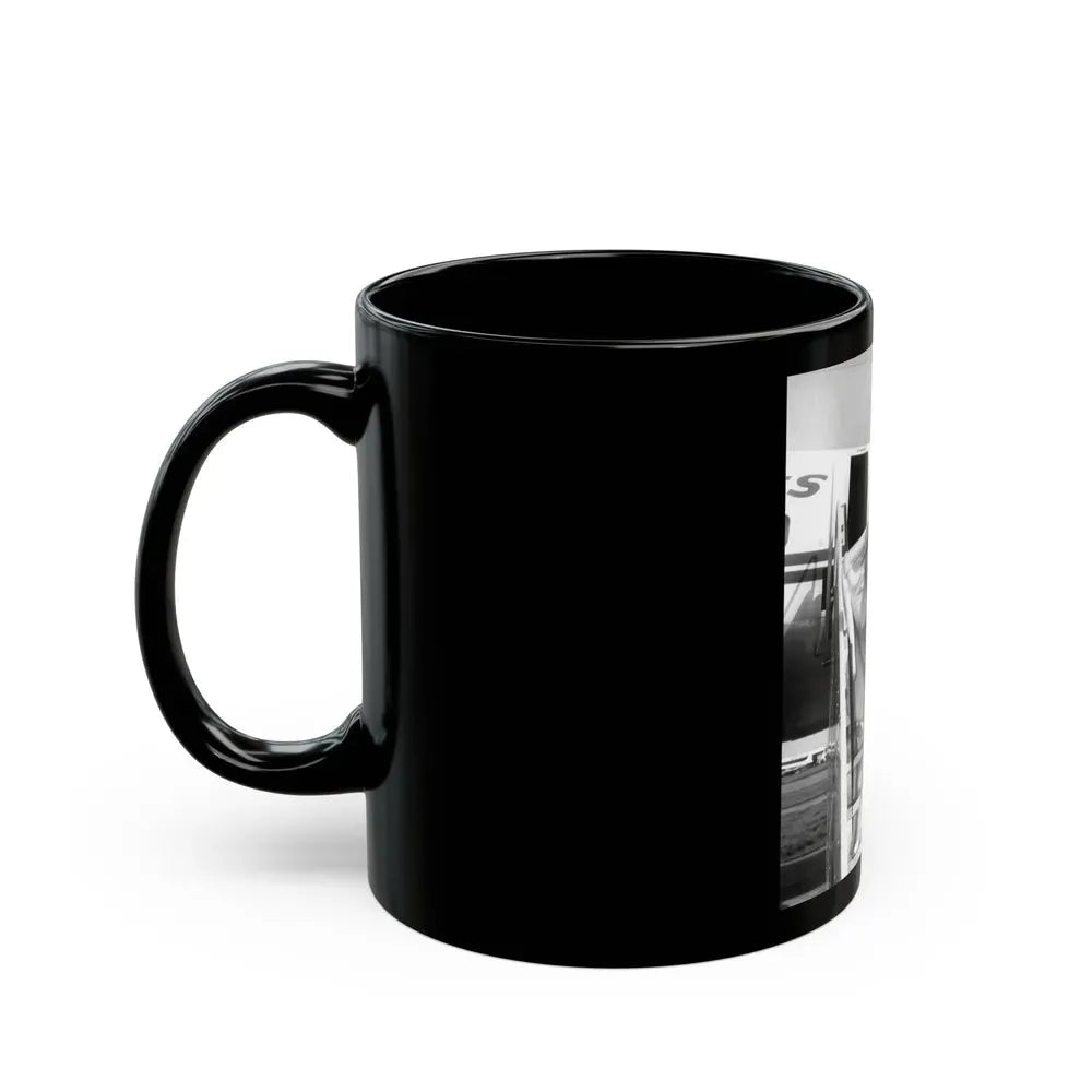 Jayne Mansfield #205 (Vintage Female Icon) Black Coffee Mug - Go Mug Yourself