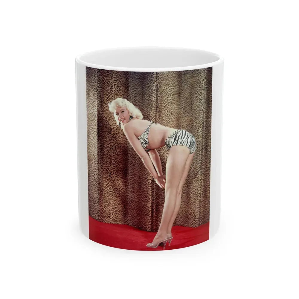 Jayne Mansfield #209 (Vintage Female Icon) White Coffee Mug 11oz - Go Mug Yourself