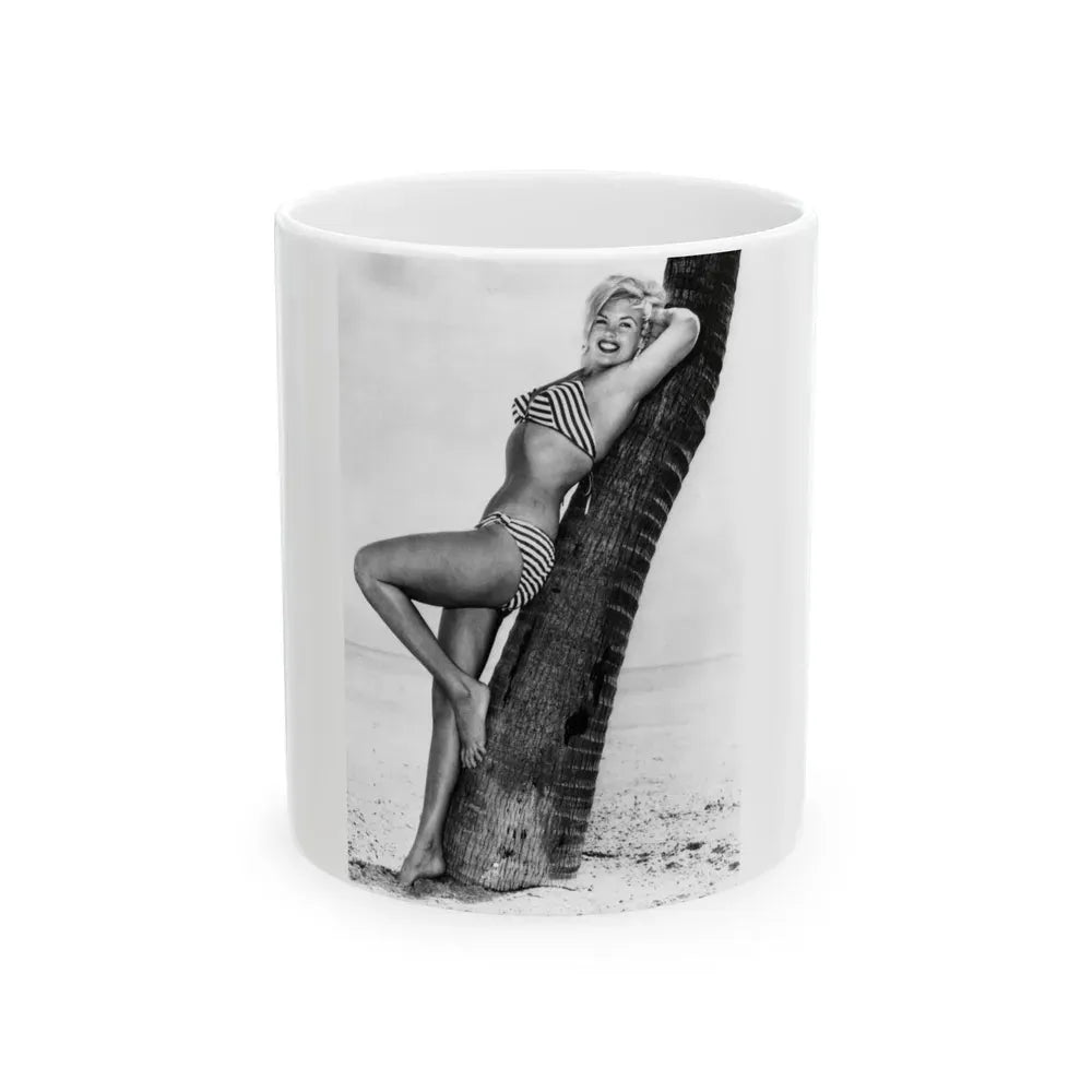 Jayne Mansfield #210 (Vintage Female Icon) White Coffee Mug 11oz - Go Mug Yourself