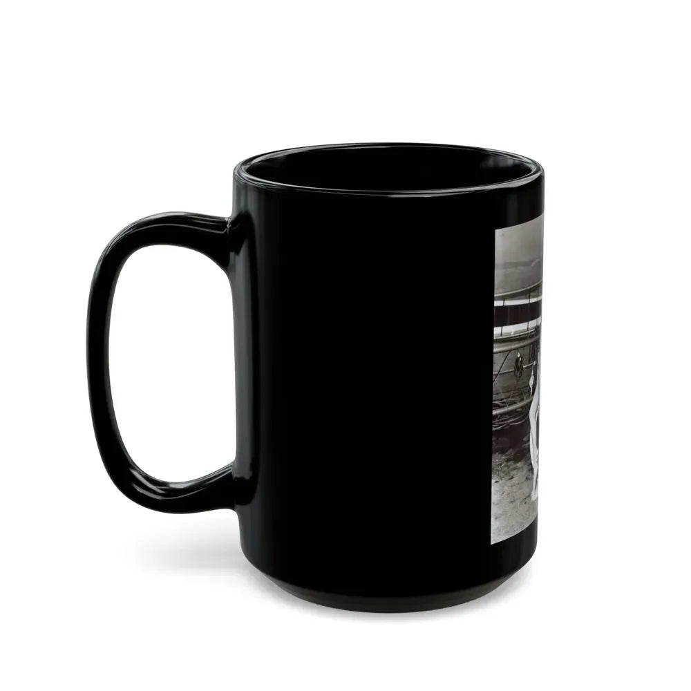 Jayne Mansfield #215 (Vintage Female Icon) Black Coffee Mug - Go Mug Yourself