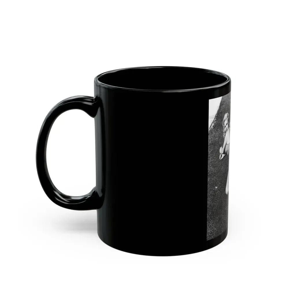 Jayne Mansfield #217 (Vintage Female Icon) Black Coffee Mug - Go Mug Yourself