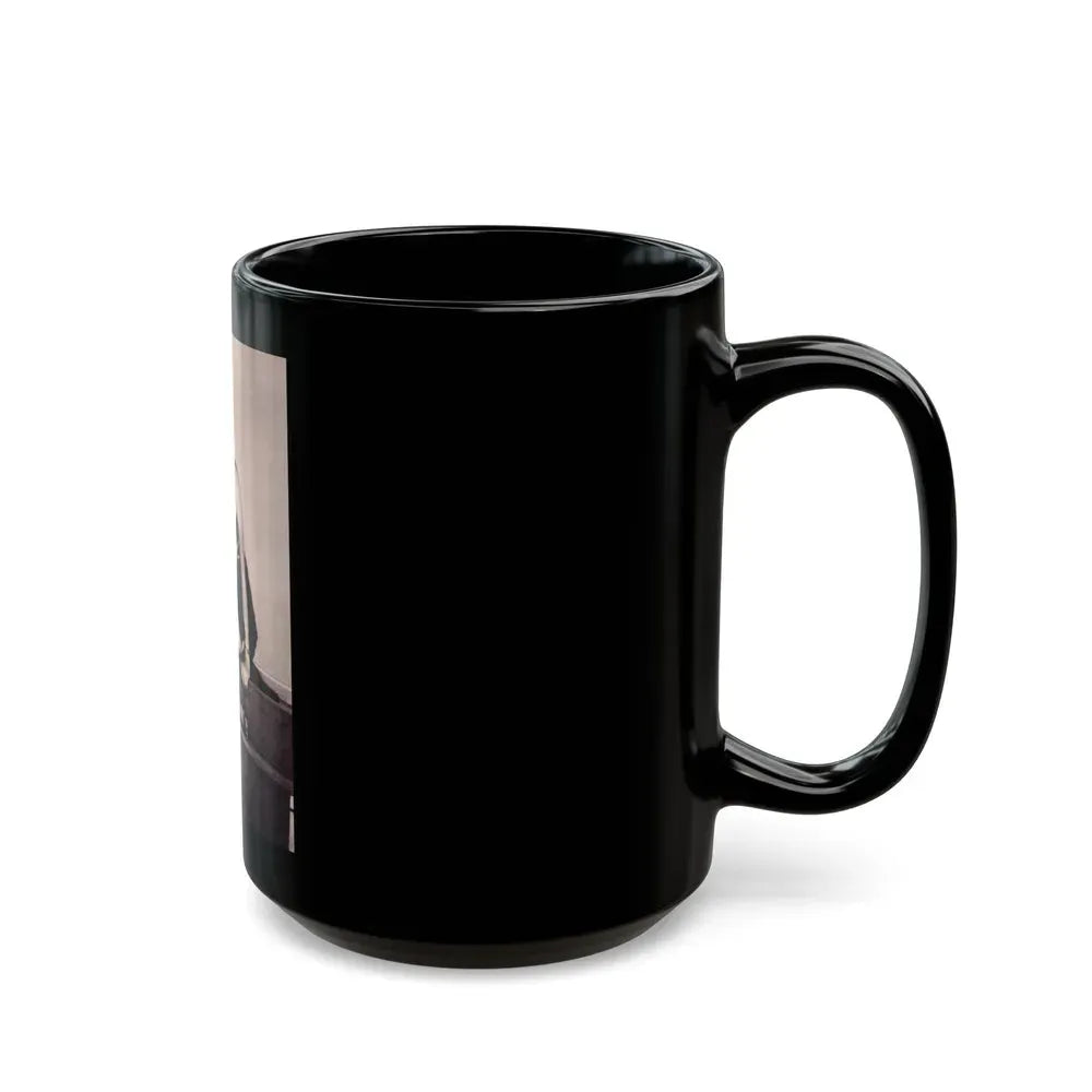 Jayne Mansfield #222 (Vintage Female Icon) Black Coffee Mug - Go Mug Yourself