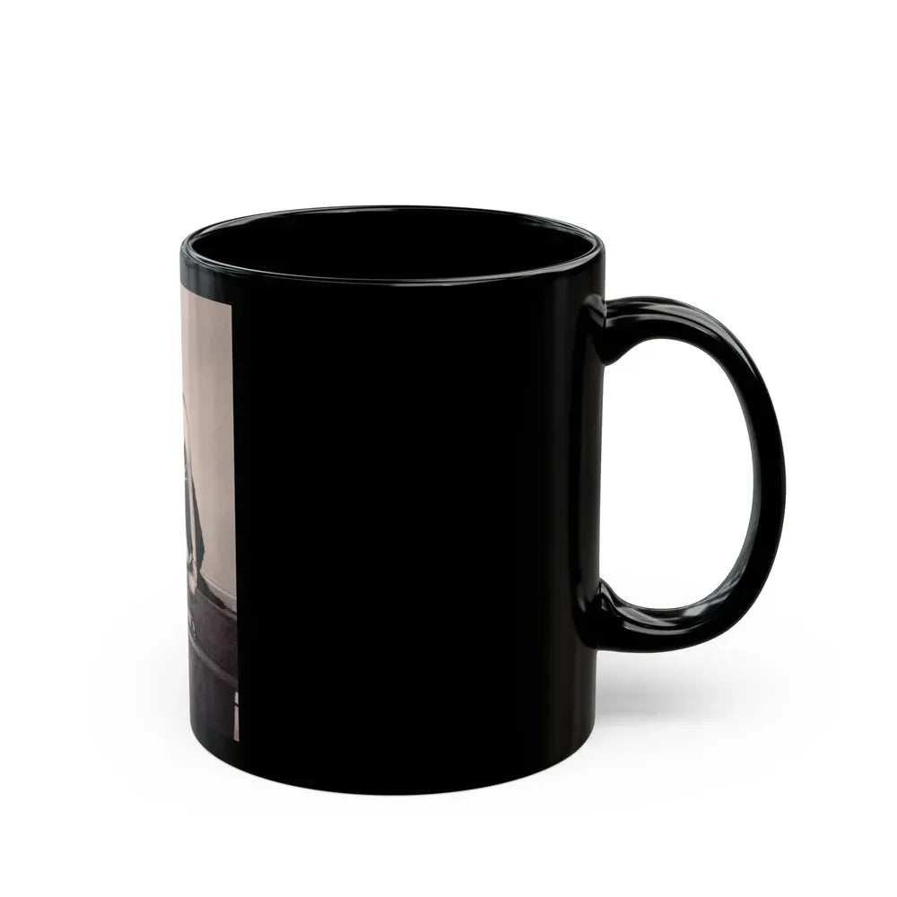 Jayne Mansfield #222 (Vintage Female Icon) Black Coffee Mug - Go Mug Yourself