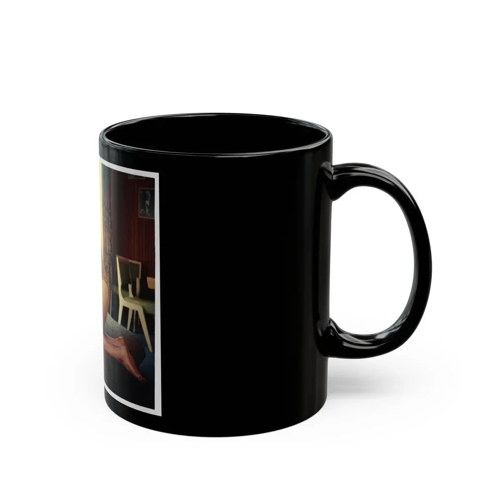 Jayne Mansfield #223 (Vintage Female Icon) Black Coffee Mug - Go Mug Yourself