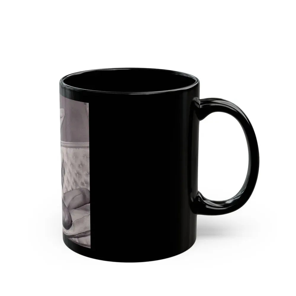 Jayne Mansfield #225 (Vintage Female Icon) Black Coffee Mug - Go Mug Yourself