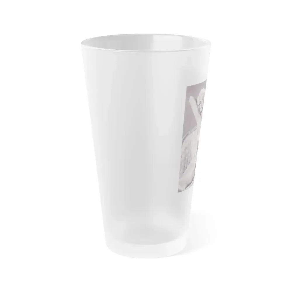 Jayne Mansfield #225 (Vintage Female Icon) Frosted Pint Glass 16oz - Go Mug Yourself