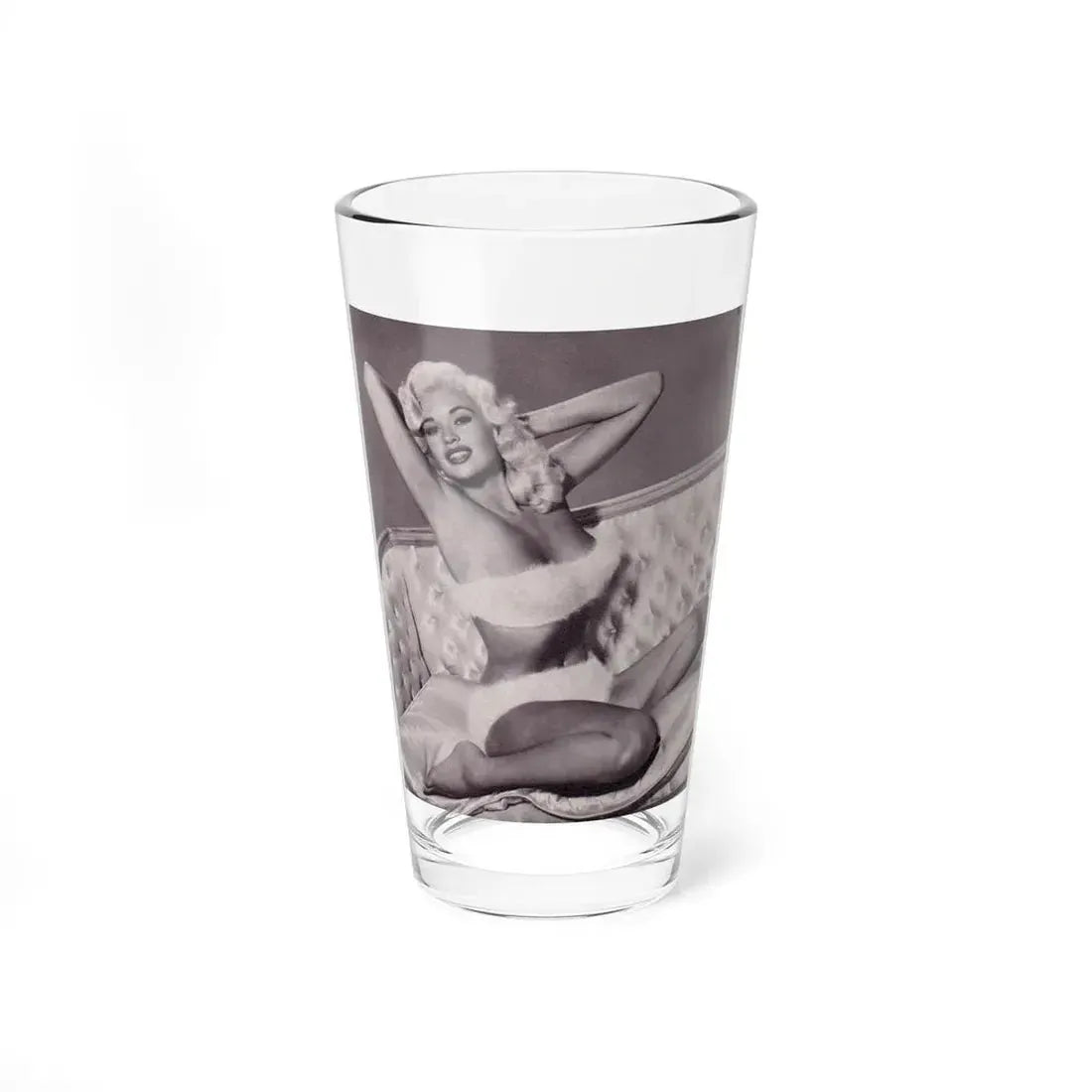 Jayne Mansfield #225 (Vintage Female Icon) Pint Glass 16oz 16oz - Go Mug Yourself