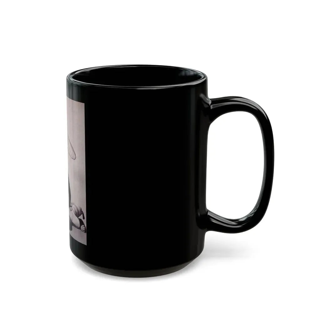 Jayne Mansfield #226 (Vintage Female Icon) Black Coffee Mug - Go Mug Yourself