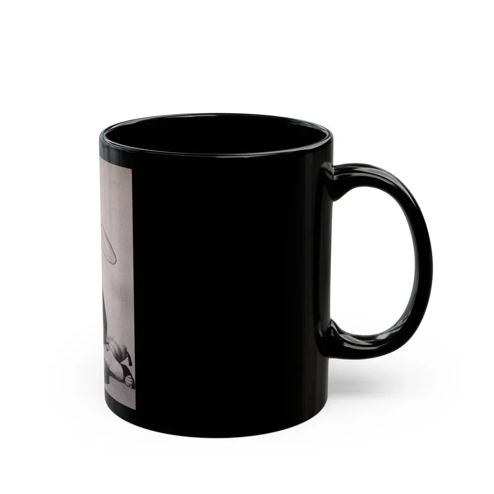 Jayne Mansfield #226 (Vintage Female Icon) Black Coffee Mug - Go Mug Yourself