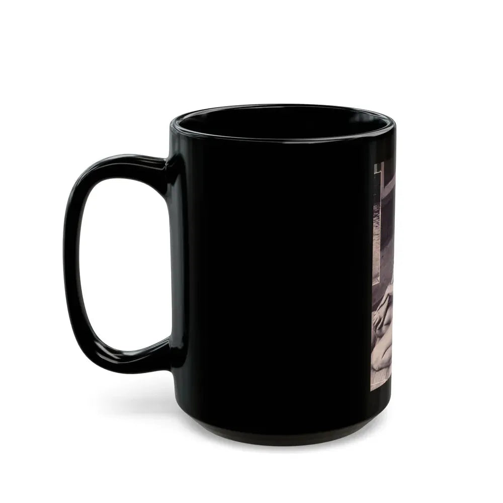 Jayne Mansfield #227 (Vintage Female Icon) Black Coffee Mug - Go Mug Yourself