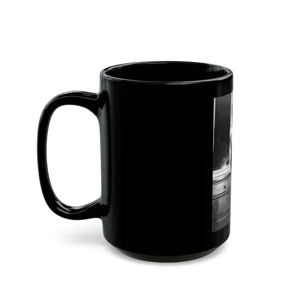 Jayne Mansfield #233 (Vintage Female Icon) Black Coffee Mug - Go Mug Yourself