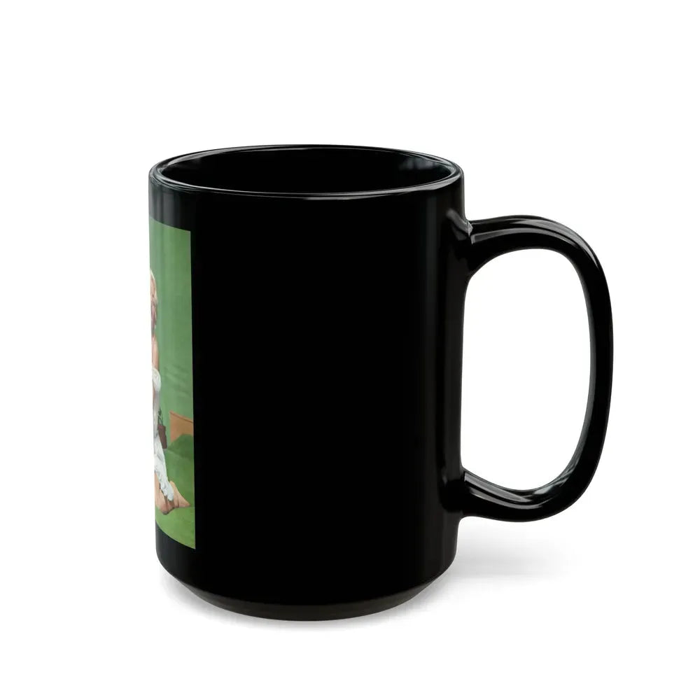 Jayne Mansfield #237 - Mag. Cover (Vintage Female Icon) Black Coffee Mug - Go Mug Yourself