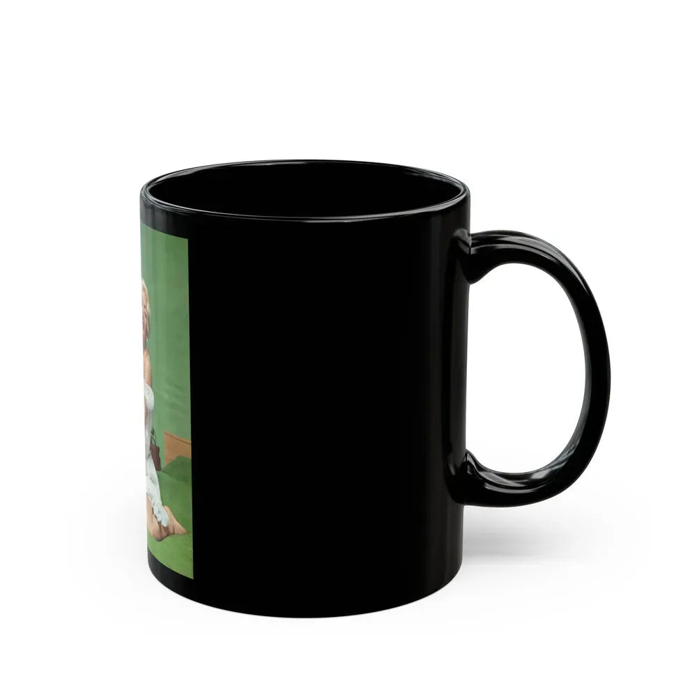 Jayne Mansfield #237 - Mag. Cover (Vintage Female Icon) Black Coffee Mug - Go Mug Yourself