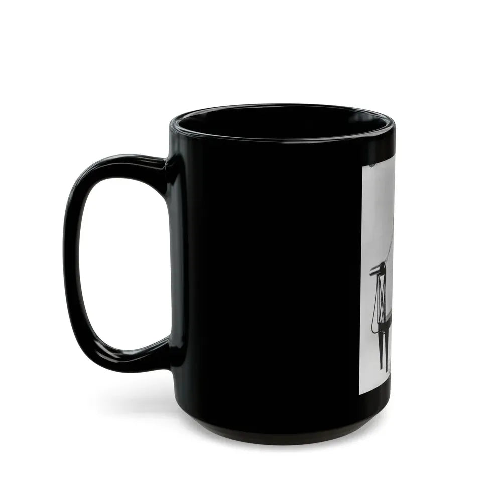 Jayne Mansfield #244 (Vintage Female Icon) Black Coffee Mug - Go Mug Yourself