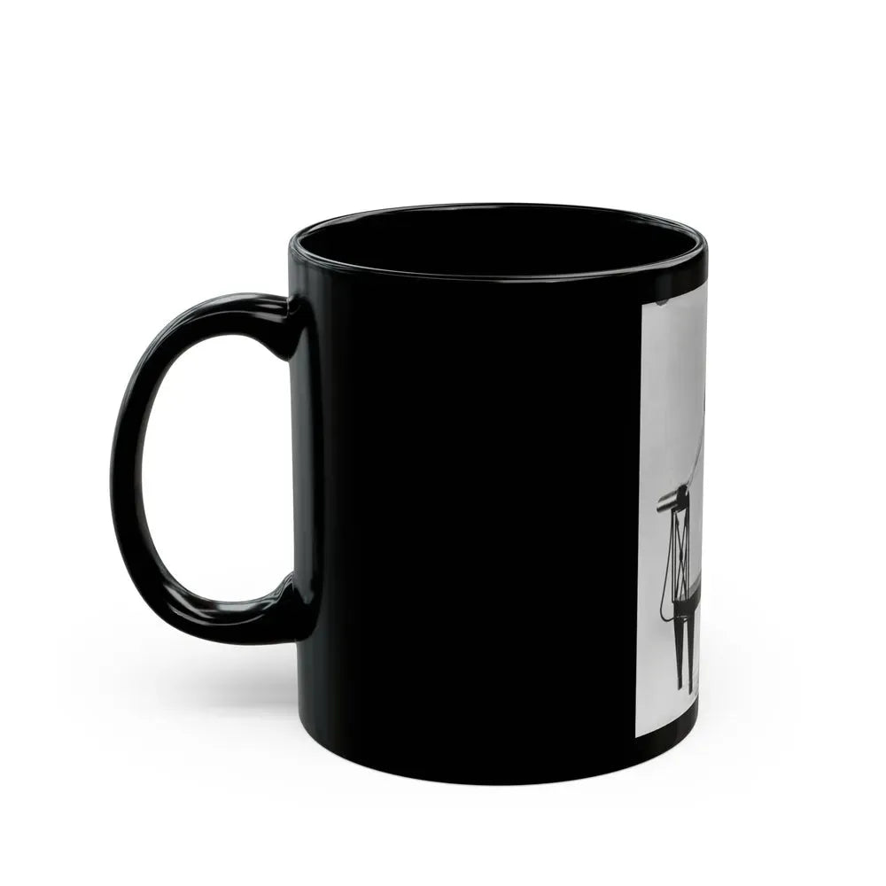 Jayne Mansfield #244 (Vintage Female Icon) Black Coffee Mug - Go Mug Yourself