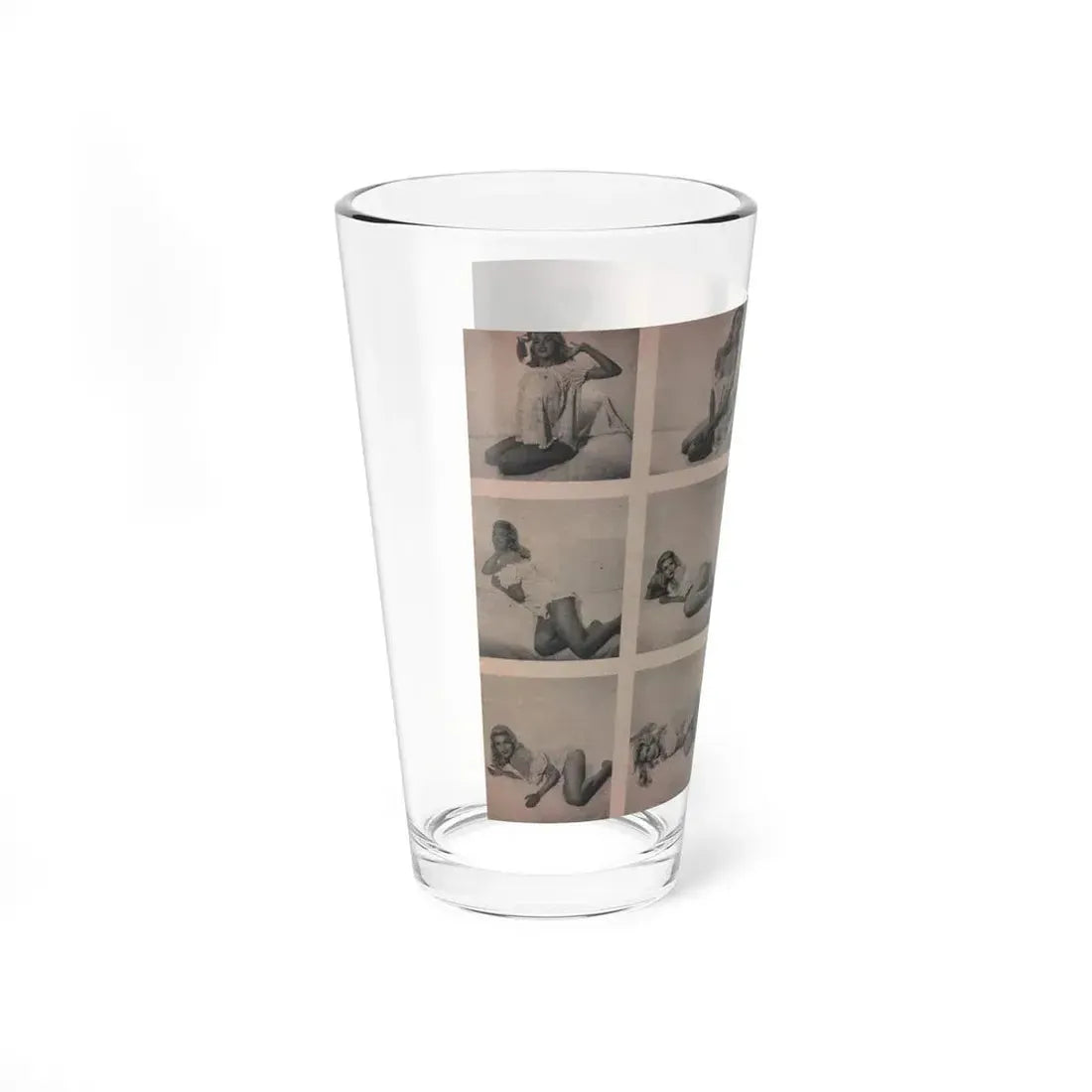 Jayne Mansfield #285 - JAYNE Pocket Magazine Pages 14 & 15 (Vintage Female Icon) Pint Glass 16oz - Go Mug Yourself