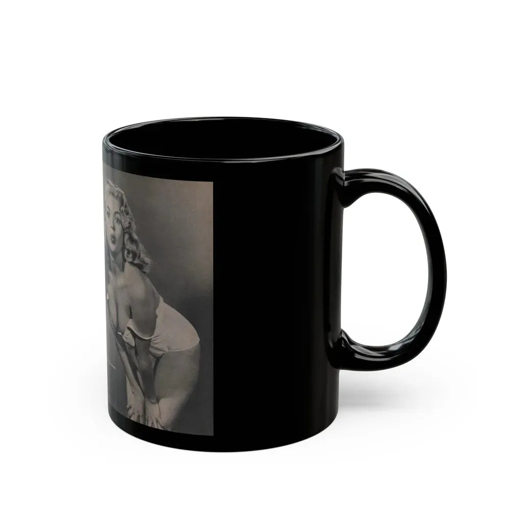 Jayne Mansfield #291 - JAYNE Pocket Magazine Pages 26 & 27 (Vintage Female Icon) Black Coffee Mug - Go Mug Yourself
