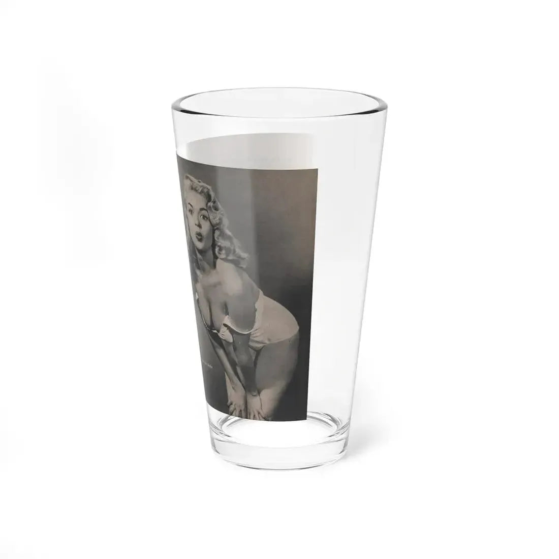 Jayne Mansfield #291 - JAYNE Pocket Magazine Pages 26 & 27 (Vintage Female Icon) Pint Glass 16oz - Go Mug Yourself