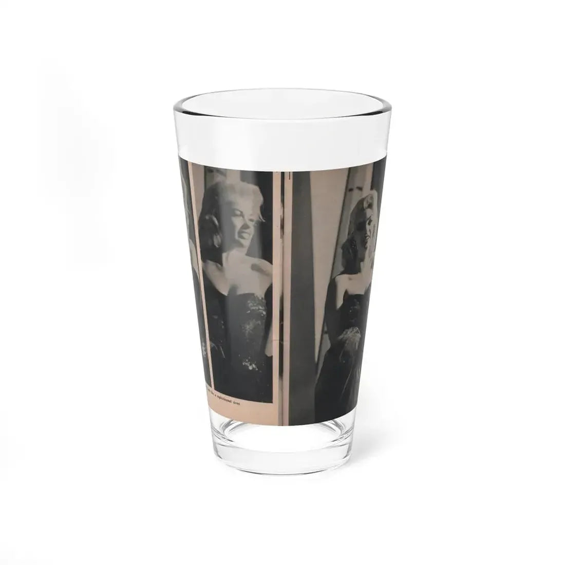 Jayne Mansfield #298 - JAYNE Pocket Magazine Pages 40 & 41 (Vintage Female Icon) Pint Glass 16oz 16oz - Go Mug Yourself