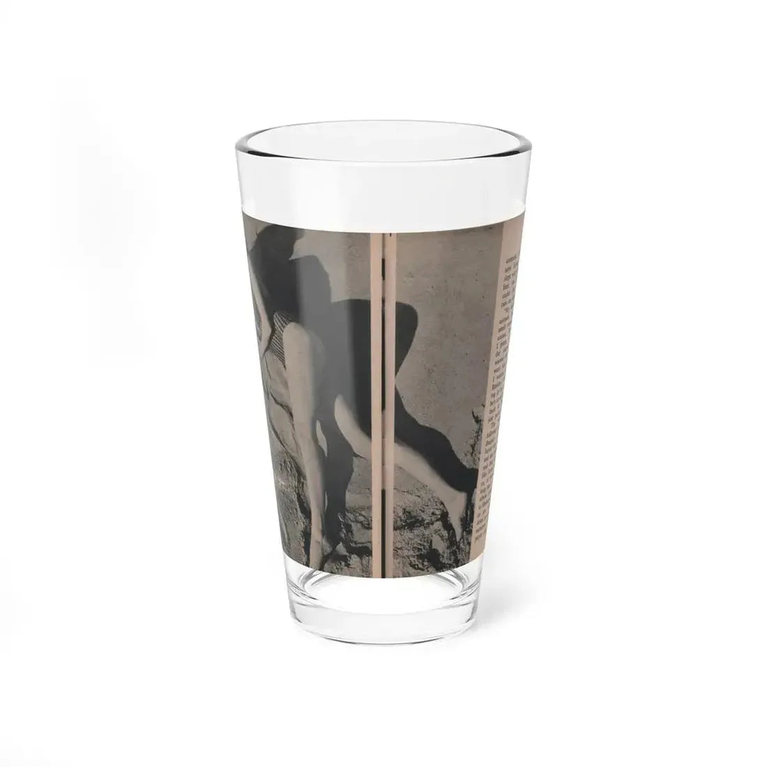 Jayne Mansfield #302 - JAYNE Pocket Magazine Pages 48 & 49 (Vintage Female Icon) Pint Glass 16oz 16oz - Go Mug Yourself