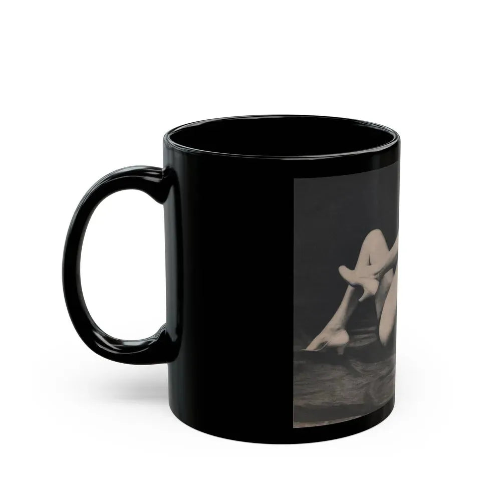 Jayne Mansfield #309 - JAYNE Pocket Magazine Pages 62 & 63 (Vintage Female Icon) Black Coffee Mug - Go Mug Yourself
