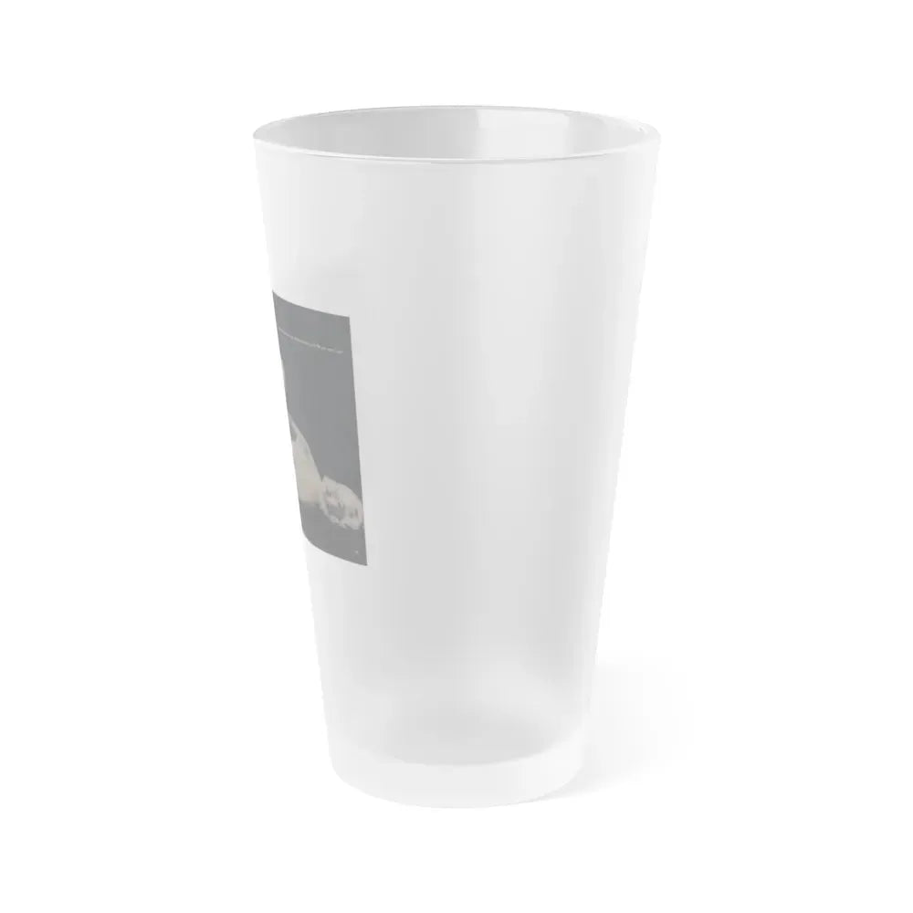 Jayne Mansfield #309 - JAYNE Pocket Magazine Pages 62 & 63 (Vintage Female Icon) Frosted Pint Glass 16oz - Go Mug Yourself