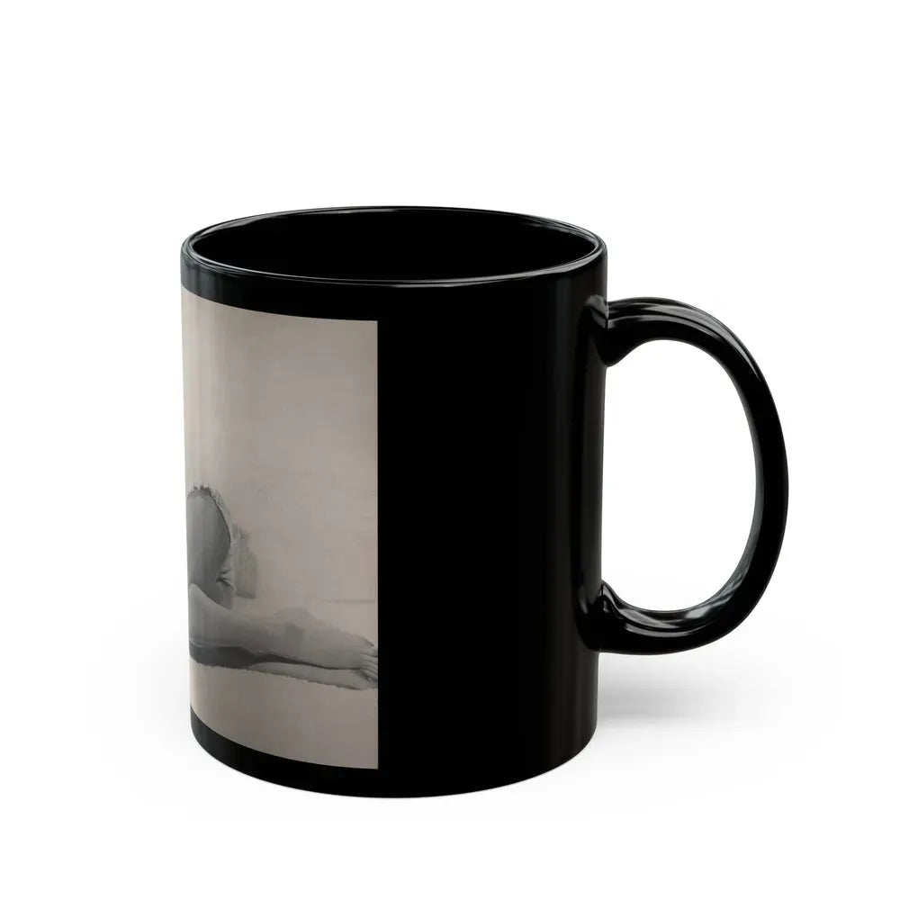 Jayne Mansfield #312 - JAYNE Pocket Magazine Pages 68 & 69 (Vintage Female Icon) Black Coffee Mug - Go Mug Yourself
