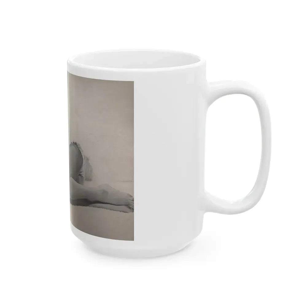 Jayne Mansfield #312 - JAYNE Pocket Magazine Pages 68 & 69 (Vintage Female Icon) White Coffee Mug - Go Mug Yourself